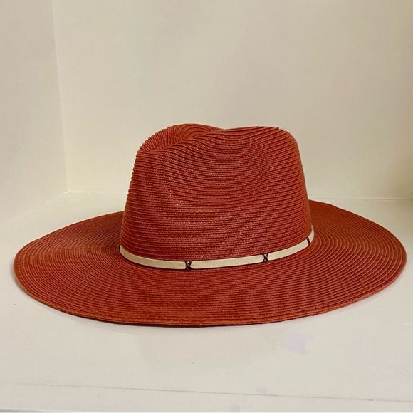 J. Crew Accessories - J. Crew Coral Wide Brim Adjustable Hat